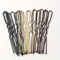 Metal Hair Clip U-shaped Bobby Pin Side Clip Bangs Clip Hair Accessories for Women