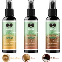 GOIPLE Fast Dry Waterproof Lace Tint Mousse Make Hair and Wigs Look More Natural Taming Frizz Wig Mesh and Hairline Dying Spray