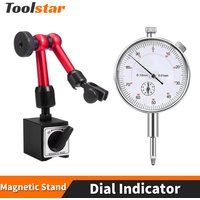 Dial Indicator Magnetic Stand Base Magnetic Holder Dial Bore Gauge Micrometer Measure Tools Hour Type Indicator Comparator Watch