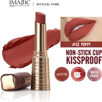 IMAGIC Matte Lipstick Long Lasting No-stick Lipstick Waterproof Lip Stick Smudge-free Classic Highly Pigmented Lip Tint Makeup