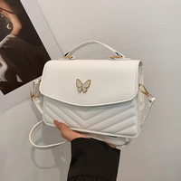 PU Versatile and Fashionable Portable Small Square Bag Single Shoulder Crossbody Bag Luxury Designer Handbag