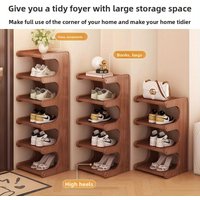 Shoe Rack, Shoe Organizer, Multifunctional Storage Design, Sturdy and Durable, Suitable for Bedroom, Dormitory, Home