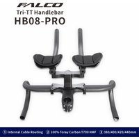 Hot Sale Tri Bar Road Bike Full Internal Cable Routing Bicycle Handlebar 100% Toray Carbon T700 HMF