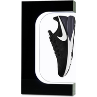 Magnet Display Shoe Rack Amazing Rotating Transparent White Design Modern Magnetic Levitation Creative Sapateira Sneakers HX50XG
