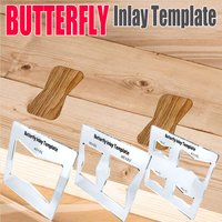Schmetterling Schlüssel Inlay Vorlage Set Router Schlitzen Hilfs Werkzeug Slot Schneiden Holz Fliege PERFEKTE Fliege Joint Holzbearbeitung Werkzeug