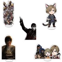 Resident Evil RE4 Acrylic Stand Model Plate Decoration Originality Desk Figure Display Fan Gift Cartoon Product Classic Jewelry