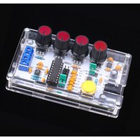 Zestaw generatora sygnału, zestaw generatora sygnału MAX038 DIY 1Hz~20MHz, generator funkcji, szybki generator op-amp, sinusoida/trójkąt/pomiar prostokątny