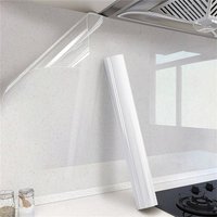 5/8M Kitchen Backsplash Wall Protector Kitchen Oil Proof Wall Sticker Self-Adhesive Film Removable For Cupboard Clear Wallpaper