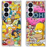 Hard Phone Cover Case for Samsung Galaxy ZFold7 ZFold6 ZFold4 ZFold3 Z Fold 7 6 5 4 3 ZFold5 The S-simpsons