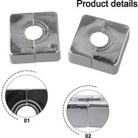 Bathroom Accessories Corner Valve Cover Long-Lasting Protects Pipes From Dust Wide Compatibility Conceal Unsightly Pipes