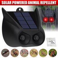 Solar Ultrasonic Bird Repellent New Animal Repellent Outdoor Pest Sensor Deterrent Deer Cat Dog Mouse Bird Repellent