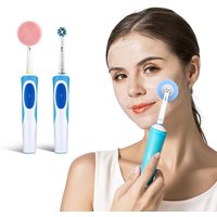 Electric Facial Cleansing Brush Toothbrush Head Replacement Brush Heads Ultrasound Cleansing Head Face Skin Care for Oral-B