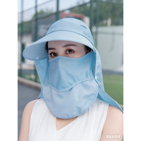 AliExpress WRELS Sun Hat Children's Summer Sunblock Face Sun Hat Outdoor Travel Cycling Hat UV Protection Leisure Hat