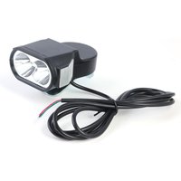 AliExpress ALLOYSEED Electric Bicycle Front Light 36V 48V 60V E-Bike Headlight Waterproof LED Electric Scooter Flashlight Horn Front Lamp Accessories