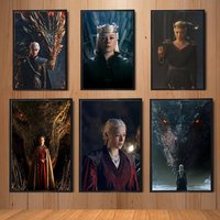 Rhaenyra Targaryen House of the Dragon Poster Prints Wall Art Picture Painting Gift Living Room Restaurant Bar Large Dec Sticker