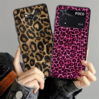 Case for Xiaomi Poco F8 C50 C75 F1 M3 M4 M7 Pro M5 C71 F3 C61 X3 X4 X5 X7 Pro Funda Phone Cover Fashion Leopard Pattern