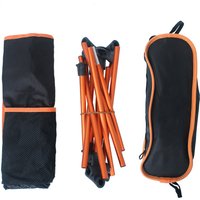 Aluminum Alloy Ourdoor Ultra-Light Portable Folding Moon Chair Travel Leisure Backrest Chair for Beach Fishing Garden
