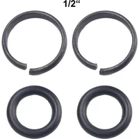 1/2'' 3/8'' 3/4'' Impact Wrench Retaining Ring Clip With O-Ring Socket Retaining Clip Air Tools Accessories 2 Sets