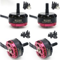 Rctosky 1 / 2 / 4pcs Mitoot RS2205 2300KV 2600KV Brushless Motor CW CCW for Rc QAV200 210 250 FPV Quad Racing QAV R180 220 260
