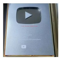 1 customized medal YouTube Play Button Silver Gold YouTube Medal Wall Decoration Internet Celebrity