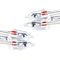 20PCS/Lot Glass Tilt Switch - Unidirectional Angle Sensor (On/Off Control) with 3mm/5mm Ball Diameter, Mercury-Free Design