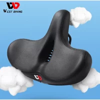 WESTBIKING Bicycle Saddle Memory Sponge Ergonomic Widebody Seat Soft Breathable Cycling Cushion Road MTB Saddle Bike Accessories
