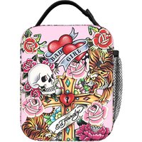 Fashion E-Ed H-Hardy Lunch Bag Outdoor Picnic Lunch Box For Child Graphic Tote Food Bags Oxford Portable Zipper Cooler Bag