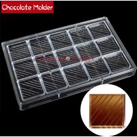 Chocolate Mold Polycarbonate 15 Cavity Candy Bonbons Nuggets Baker Confectionery Bakery Baking Pastry Tools Mould
