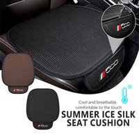 Breathable Ice Silk Car Seat Cushion Non-slip and Wear-resistant Solid Color Seat Cover For Fiat Abarth 500 FR Freemont Stilo