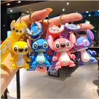 Stitch Creative Cute Children's Backpack Pendant Cartoon Car Keychain Anime Peripheral Holiday Gift