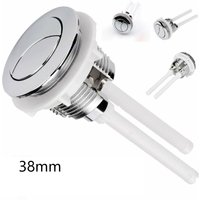 Handle Toilet Press Button Dual Flush Toilet Water Tank Button Round Valve Push Button Water Saving For Cistern 38mm Home Tools