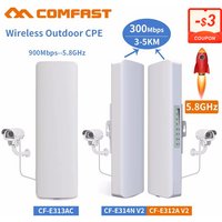 Comfast 300Mbps Outdoor Wireless Bridge CPE 2.4G/5.8G 3-10KM access point Wi-Fi long range extender Signal Amplifier Repeater AP