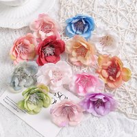 20/30Pcs Artificial Chrysanthemum Light Luxury Small Artificial Silk Flower Head Home Decor Dress Wedding Decoration DIY Wreath