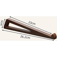 Y-2Pcs Wooden Laptop Stand Ergonomic PortableTriangular Design Desk Riser For Cooling Reading Office Accessory