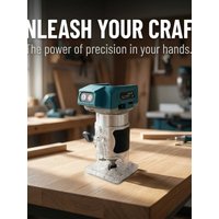 Makita DRT50 18V LXT Brushless Cordless Trimmer Milling Machine for Pattern Cutting and Inlay Groove Routing