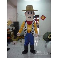 New Adult Hot Sale LOVE Cowboy Mascot Costume Christmas Fancy Dress Halloween Mascot Costume Free Ship