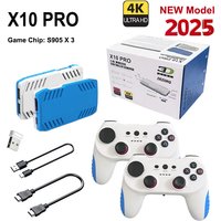 128G X10 PRO GameStick 4K HD TV Konsola do gier wideo S905 X3 Retro Games Podwójny kontroler 2.4G