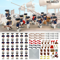 M8227 Independence Battle Building Block Miniature Phalanx Children Assemble Small Particles Building Block Toy Gift