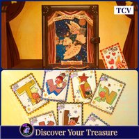 Tcv Popmart Twinkle Twinkle Keep Curious Still Walking Art Collection Card Blind Box Four Palace Grid Card Book Mystery Box Gift