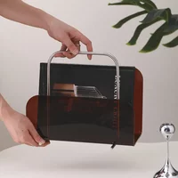Acrylic Magazine Rack Living Room Desktop Book Holder Modern Minimalist Magazines Storage Display Racks Furniture Decorations