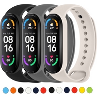 Watch Strap For Xiaomi Mi Band 7 6 5 NFC Wristband Silicone Bracelet Wrist Straps correa Mi Band 6 7 5 4 Smartwatch Accessories