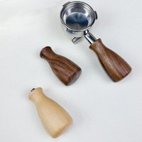 M10 Coffee Portafilter Handle for Barista DIY Short Solid Wooden Handle For Delonghi Expobar,Breville,Gaggia Espresso Machine