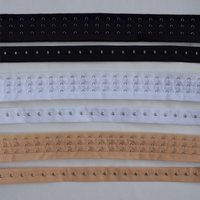 3 rows of shapewear with buckles, corset bra fabric hooks, extended buttons, DIY accessories for clothing