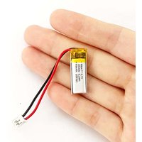 Mini 401020 3.7V 55mAh Rechargeable Li-Polymer Battery for Watches, Bluetooth Headphones Beauty Devices Small Electronic Devices
