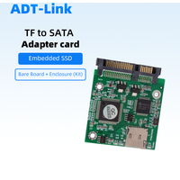 TF (micro SD) To SATA Adapter Card, Industrial Embedded Mobile SSD for 2.5-inch and 3.5-inch SATA Hard Drives with Shell