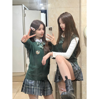 TV All of Us Are Dead Cosplay Costume Skirt JK School Uniform 지금 우리 학교는 Cosplay Sweater Halloween Party Outfit for Adult Suit