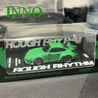 INNO 1/64 Alloy 993 RWB ROUGHRHYTHM Exhibition Limited Edition Realistic Car Model for Adult Collection, Gift for Boys