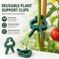 Durable Reusable Greenhouse Plant Clips Stable Fasteners To Fix Tomatoes Vegetables Flower Vines In Home Garden Planting