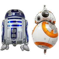 New shape-shifting planet Star Wars cartoon robot aluminum film balloons in cute style for party, birthday decoration balloons