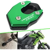 2026 explosions For KAWASAKI VERSYS VERSYS1000 2015-2021 Motorcycle Accessories Kickstand Side Extension Pad Stand Support Plate